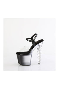 Pleaser BLISS-708-1BC Clear Patent Sandal in Clear Patent