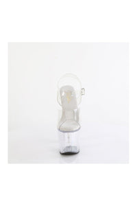 Pleaser BLISS-708 Clear Vinyl Sandal in Clear Vinyl