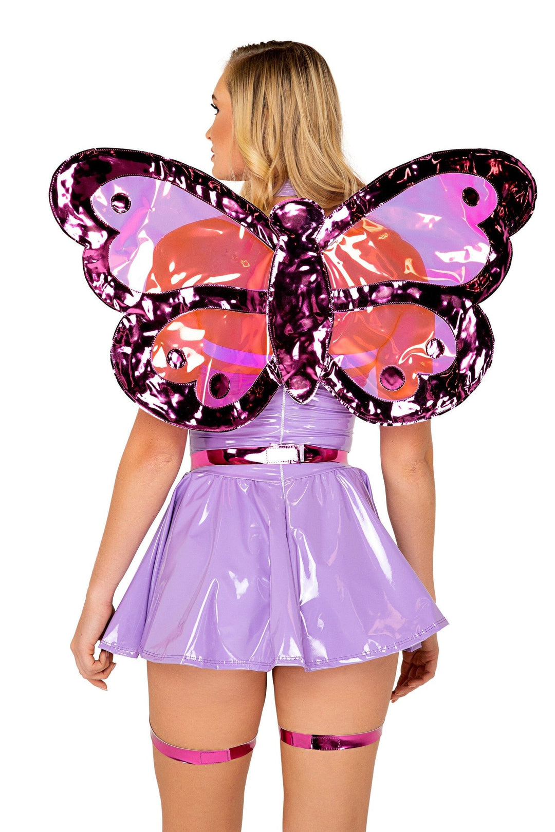 Butterfly Wings-Wings + Harness-Roma Costumes-Purple-O/S-SEXYSHOES.COM