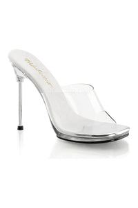 Fabulicious CHIC-01 Slide in Clear Vinyl from SexyShoes.com