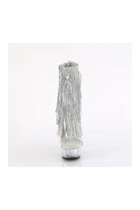 Pleaser DELIGHT-1017RSF Clear Vinyl Ankle Boot in Clear Vinyl