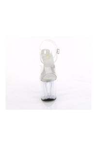 Pleaser ENCHANT-708 Clear Vinyl Sandal in Clear Vinyl