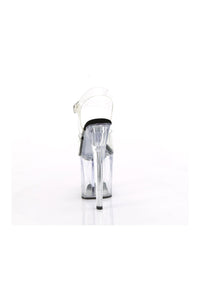 Pleaser ENCHANT-708 Clear Vinyl Sandal in Clear Vinyl