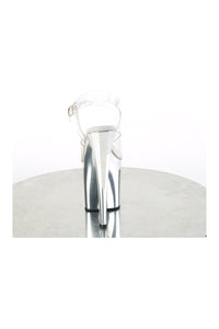 Pleaser ENCHANT-708 Clear Vinyl Sandal in Clear Vinyl