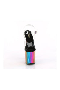 Pleaser ENCHANT-708RC Clear Vinyl Sandal in Clear Vinyl