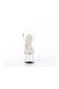 Pleaser ESTEEM-708 Clear Vinyl Sandal in Clear Vinyl