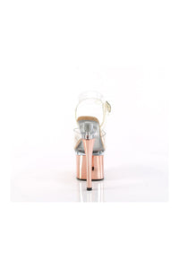 Pleaser ESTEEM-708 Clear Vinyl Sandal in Clear Vinyl