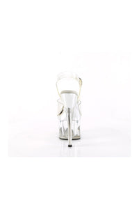 Pleaser ESTEEM-708 Clear Vinyl Sandal in Clear Vinyl