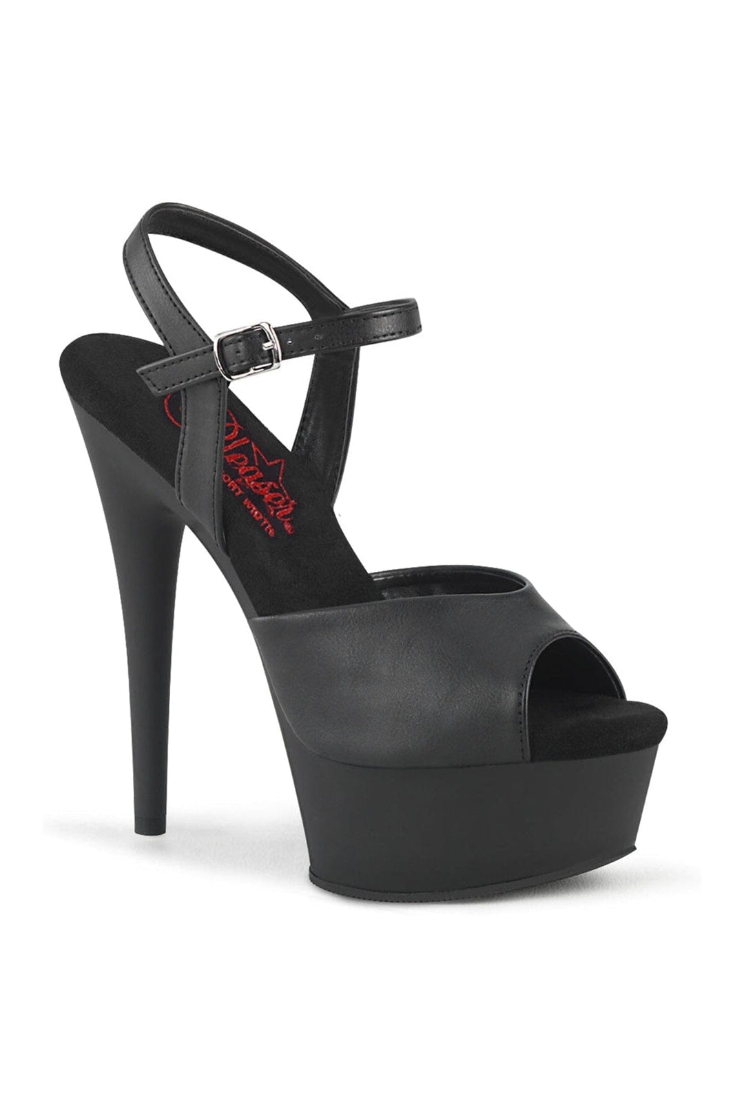 Pleaser Black Sandals Platform Stripper Shoes | Buy at Sexyshoes.com