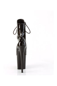 Pleaser FLAMINGO-1020 Brown Patent Ankle Boot in Brown Patent