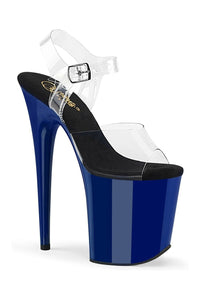 Pleaser FLAMINGO-808 Sandal in Clear Vinyl from SexyShoes.com