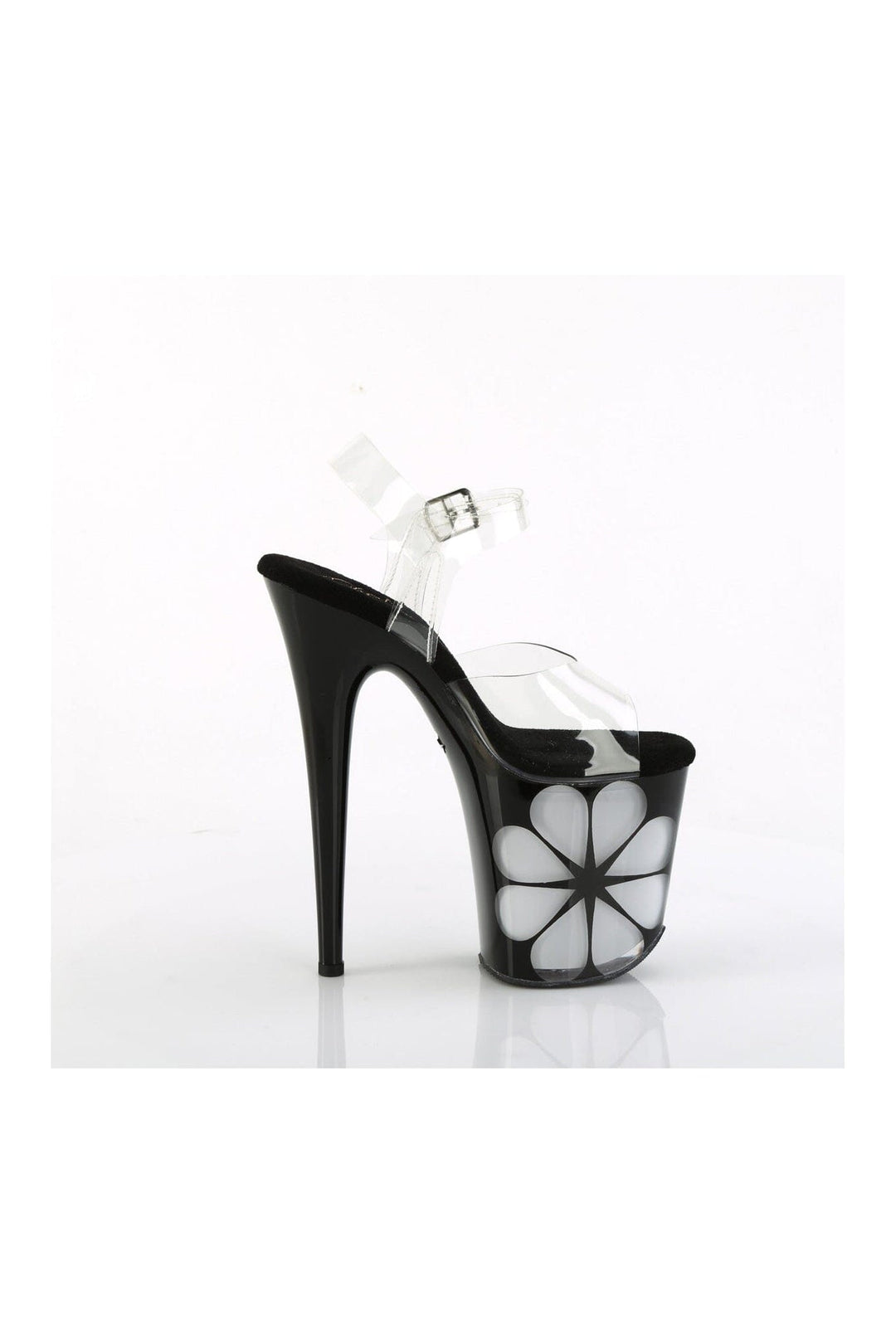 FLAMINGO-808NLHS Clear Vinyl Sandal-Sandals-Pleaser-SEXYSHOES.COM