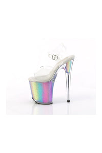 Pleaser FLAMINGO-808RG-01 Clear Vinyl Sandal in Clear Vinyl