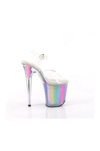 Pleaser FLAMINGO-808RG-01 Clear Vinyl Sandal in Clear Vinyl