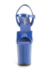 Pleaser FLAMINGO-809 Sandal in Blue Patent