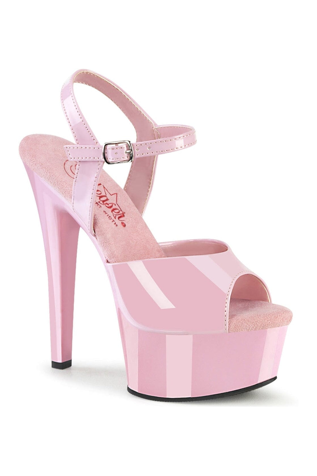 GLEAM-609 Pink Patent Sandal-Sandals-Pleaser-Pink-10-Patent-SEXYSHOES.COM
