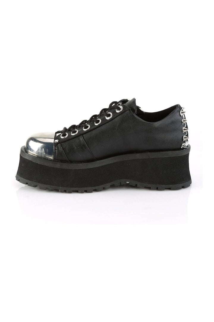 GRAVEDIGGER-04 Black Vegan Leather Need Type-Need Type-Demonia-SEXYSHOES.COM