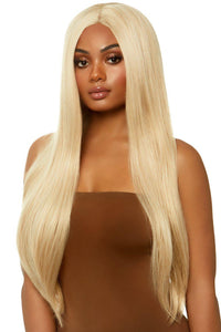 Leg Avenue Long Straight Center Part Wig in Blonde  from SexyShoes.com