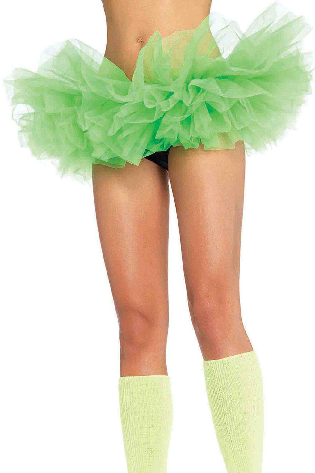 Organza TuTu-TuTu + Petticoat-Leg Avenue-Green-O/S-SEXYSHOES.COM