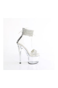 Pleaser PASSION-727RS Clear Vinyl Sandal in Clear Vinyl