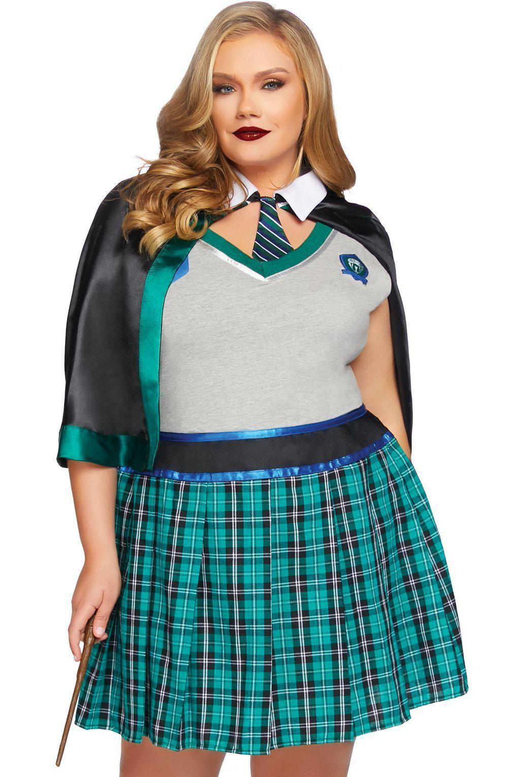 Plus Size Sinister Spellcaster-Witch Costumes-Leg Avenue-Multi-1/2XL-SEXYSHOES.COM