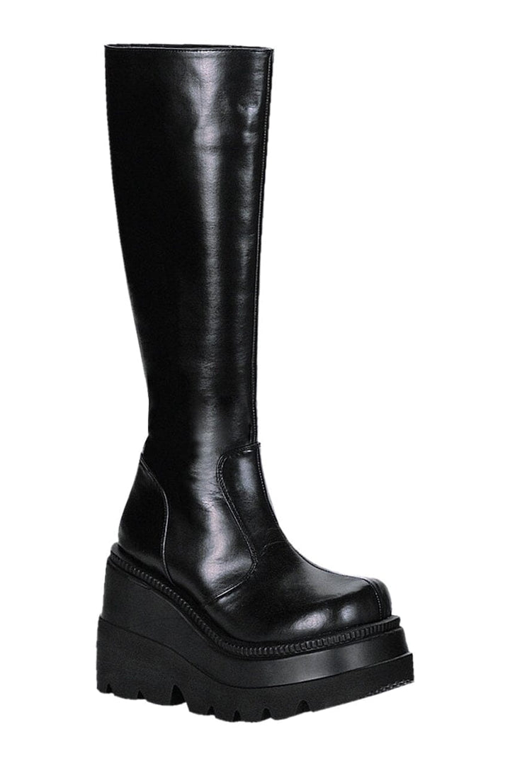 SHAKER-100 Black Vegan Leather Lolita-Lolitas-Demonia-Black-10-Vegan Leather-SEXYSHOES.COM