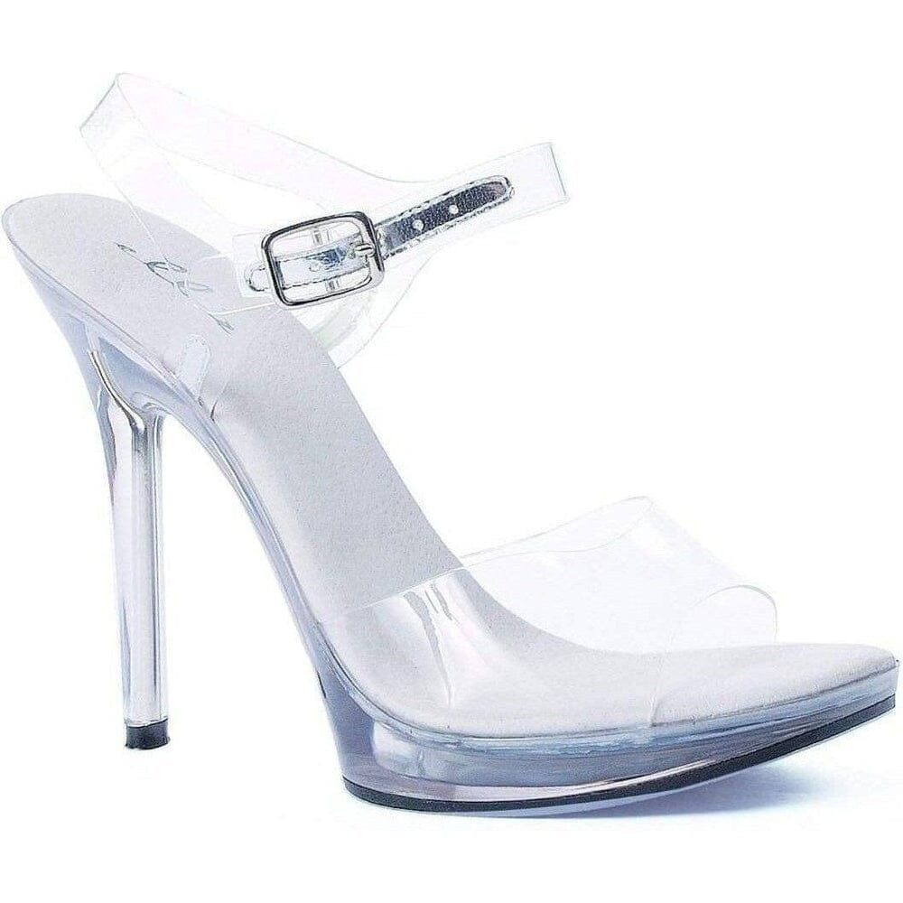 SS-502-BROOK Sandal | Clear Vinyl-Footwear-Ellie Brand-Clear-10-Vinyl-SEXYSHOES.COM