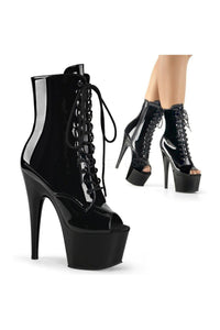 Pleaser ADORE-1021 Platform Boot in Black Patent from SexyShoes.com