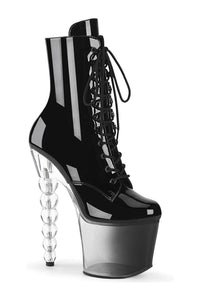 Pleaser BLISS-1020BC Black Patent Ankle Boot in Black Patent from SexyShoes.com