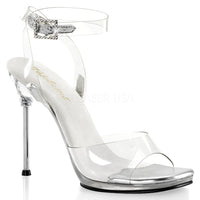 Pleaser Brand SS CHIC 06 Sandal in Clear Vinyl from SexyShoes.com