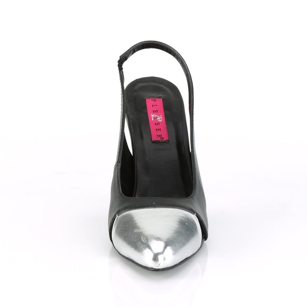 SS-DREAM-405 Pump | Black Faux Leather-Footwear-Pleaser Brand-Black-17-Faux Leather-SEXYSHOES.COM