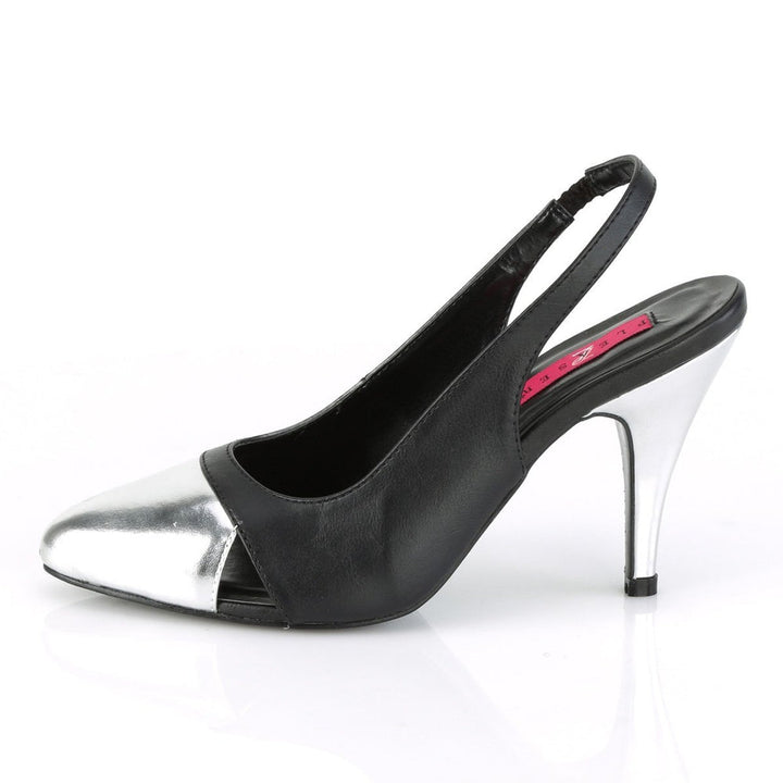 SS-DREAM-405 Pump | Black Faux Leather-Footwear-Pleaser Brand-Black-17-Faux Leather-SEXYSHOES.COM