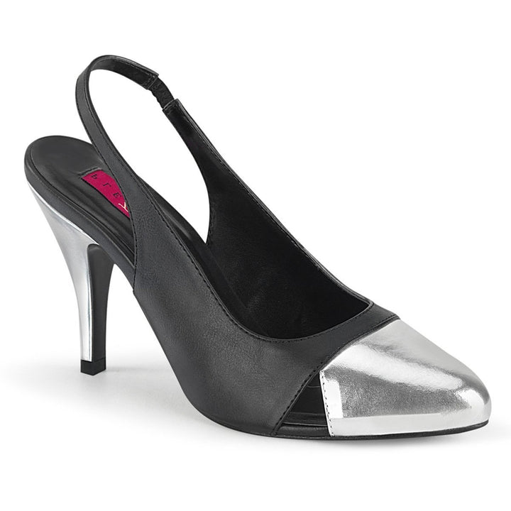 SS-DREAM-405 Pump | Black Faux Leather-Footwear-Pleaser Brand-Black-17-Faux Leather-SEXYSHOES.COM