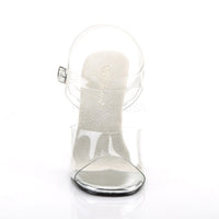 Pleaser Brand SS GALA 08 Sandal in Clear Vinyl