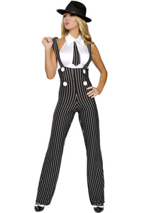 Roma Brand SS Roma Gangster Mama Costume in Black  from SexyShoes.com