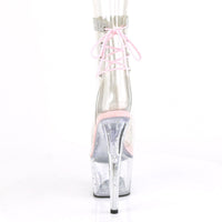 SS-STARDUST-1018C-2RS Exotic Ankle Boot | Clear Vinyl-Footwear-Pleaser Brand-Clear-5-Vinyl-SEXYSHOES.COM