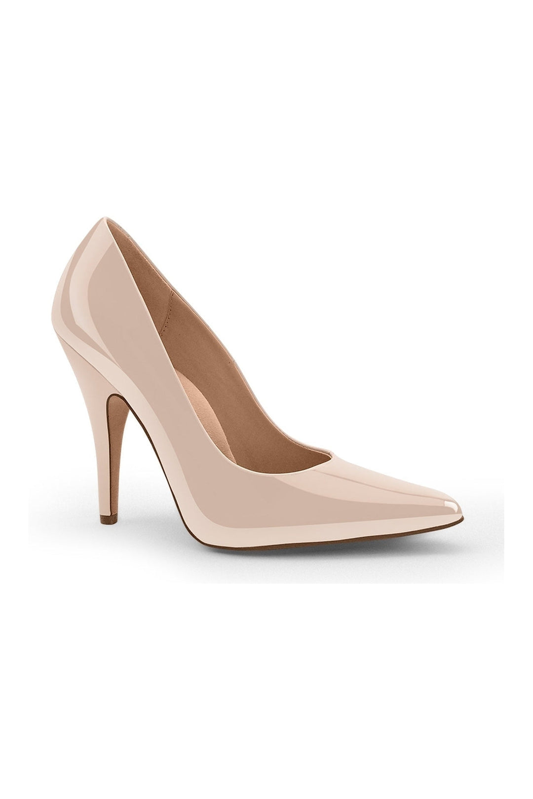 Classic Sexy Wide Width Pump-Pumps-Sexyshoes Signature-Nude-SEXYSHOES.COM