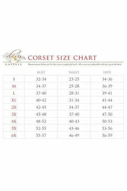 Daisy Corsets Blue/Teal Holo Lace Up Skirt in Blue