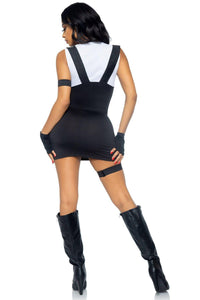 Leg Avenue Sultry SWAT Costume in Black