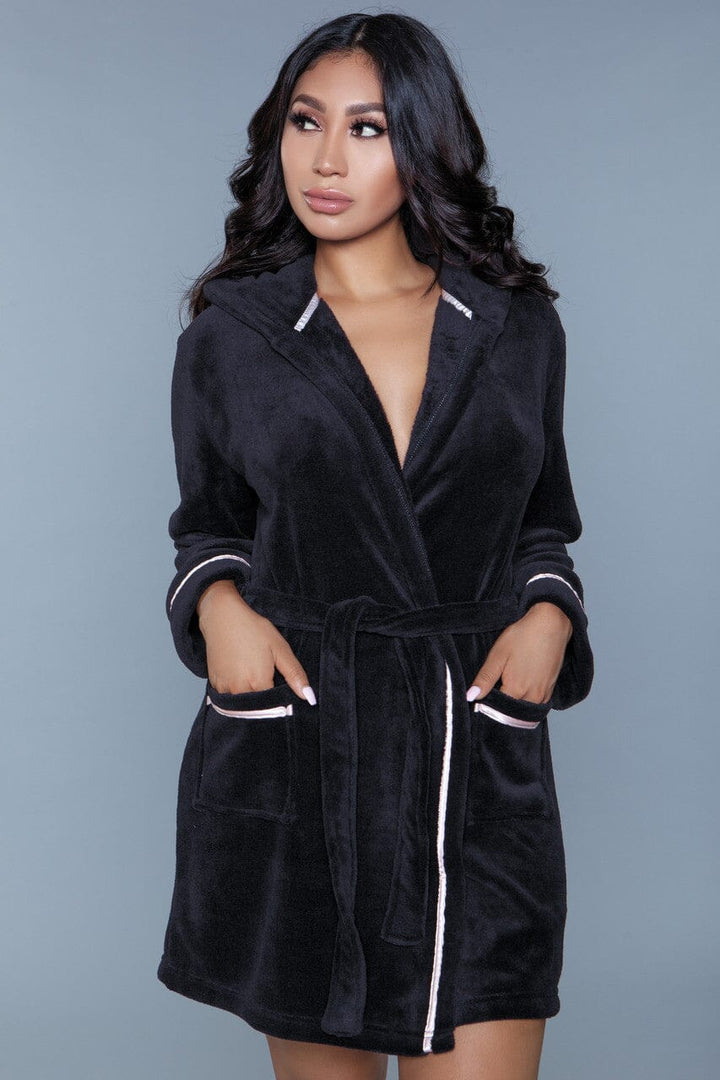 Ultra Soft Fluffy Robe-Gowns + Robes-SEXYSHOES.COM