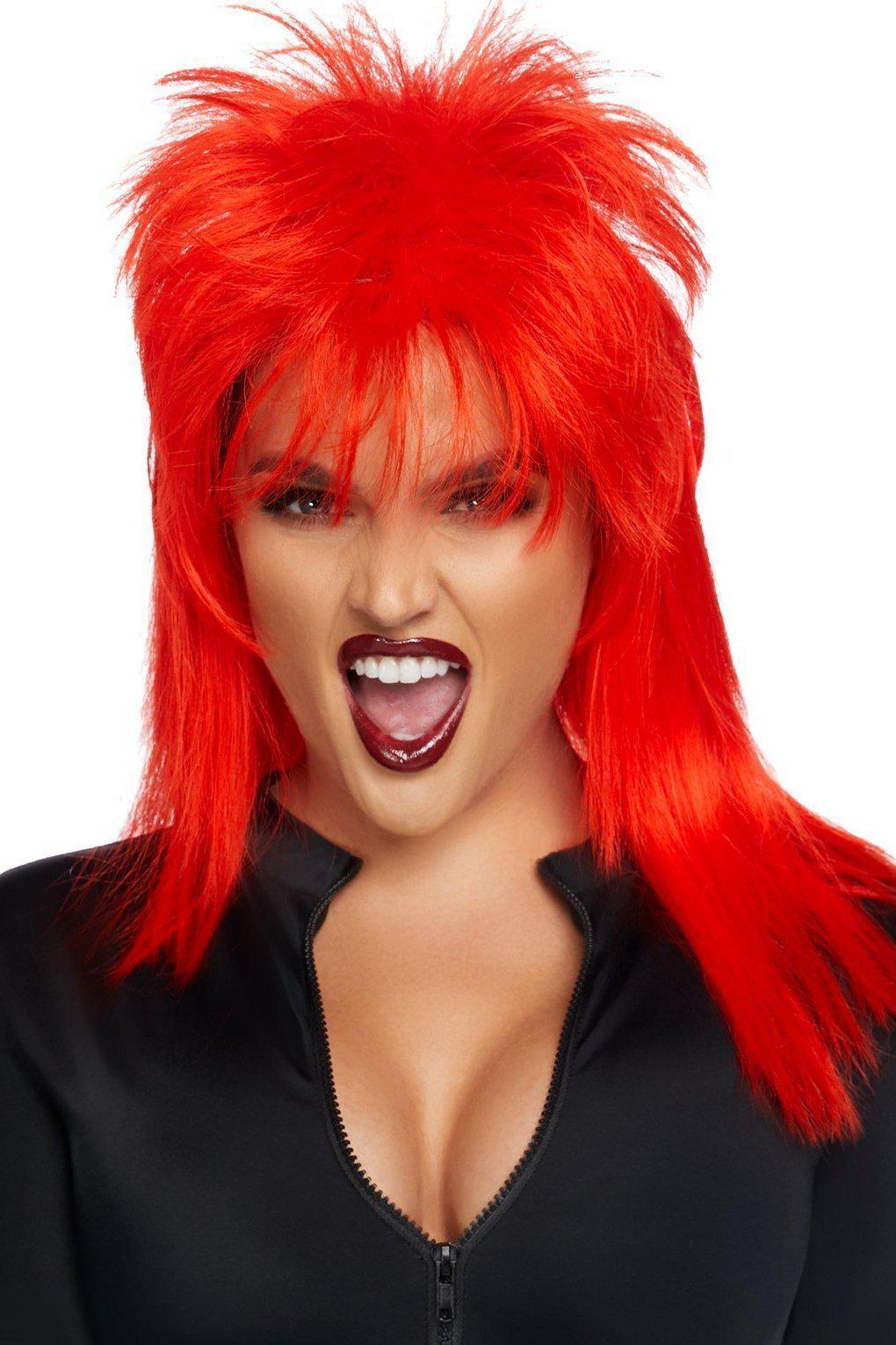 Leg Avenue Unisex Rockstar Wig in Red  from SexyShoes.com