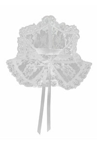 Daisy Corsets White Lace Neck Collar in White  from SexyShoes.com