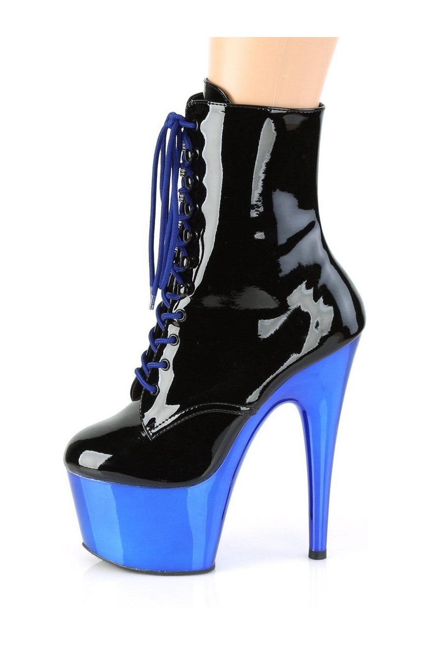 Pleaser ADORE-1020 Exotic Boot in Black Black Patent