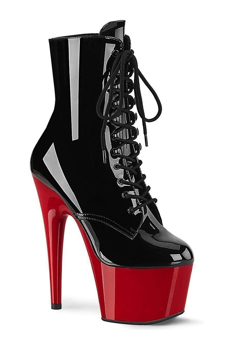 Pleaser Black Ankle Boots Platform Stripper Shoes | Buy at Sexyshoes.com