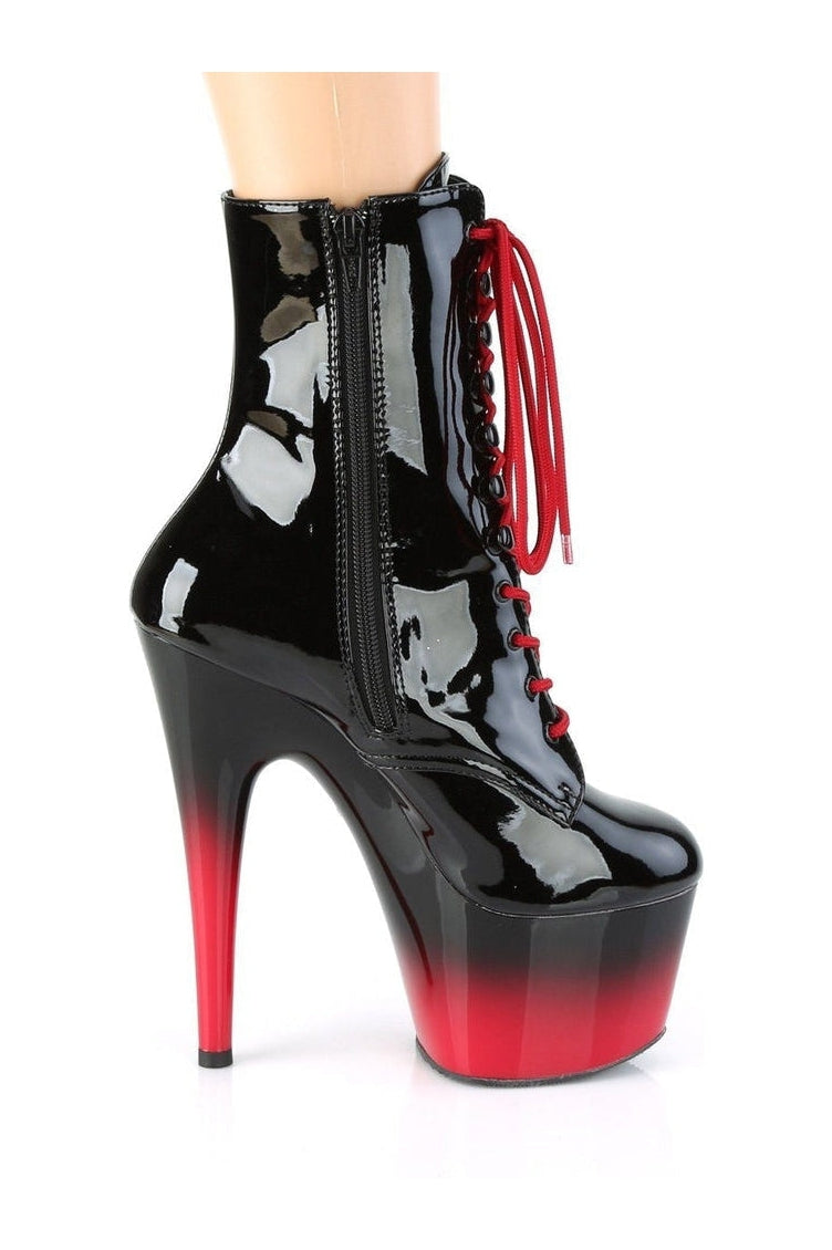 Pleaser ADORE-1020BR-H Exotic Boot in Black Patent