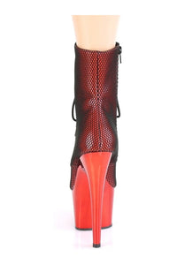 ADORE-1020HFN Stripper Boot | Hologram Faux Leather-Ankle Boots-Pleaser-SEXYSHOES.COM