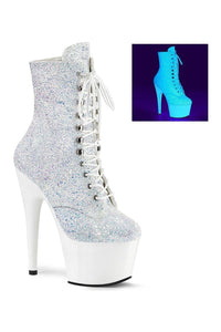 Pleaser ADORE-1020LG Exotic Boot in Neon Glitter from SexyShoes.com