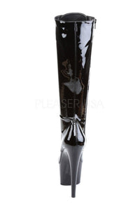 Pleaser ADORE-2023 Platform Boot in Black Patent