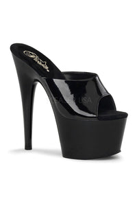 Pleaser ADORE-701 Platform Slide in Black Patent from SexyShoes.com
