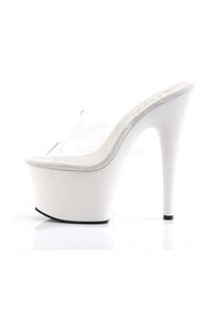 Pleaser ADORE-701 Platform Slide in Clear Vinyl
